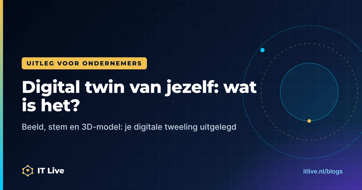 Digital twin van jezelf: wat is het en wat heb je eraan?