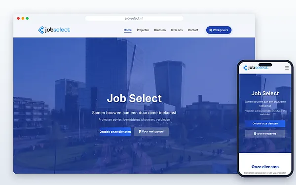 Job Select — website door Layg