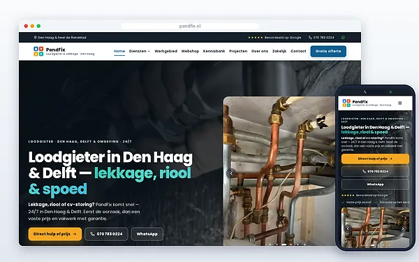 PandFix — website door Layg