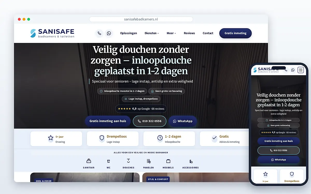 SaniSafe Badkamers