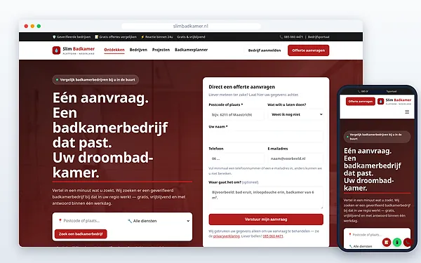 Slim Badkamer — website door Layg