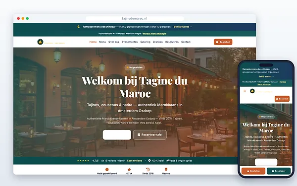 Tagine du Maroc — website door Layg