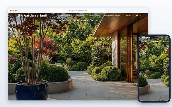 The Garden arianii — website door Layg