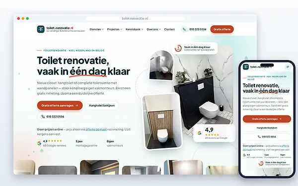 Toilet-renovatie.nl — website door Layg